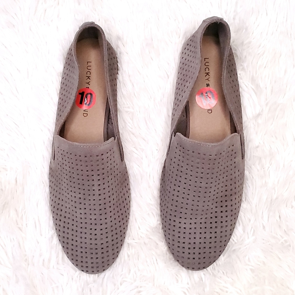 《 Lucky Brand 》Perforated Flats Loafers
